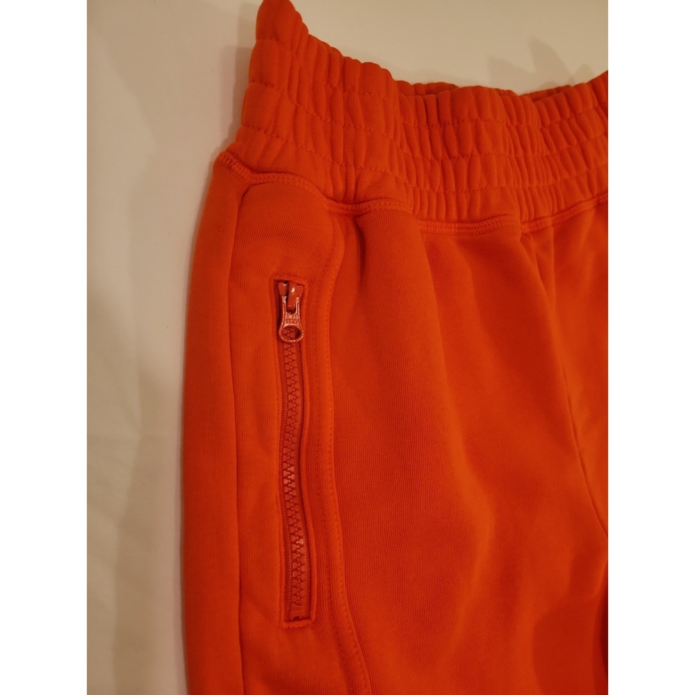 Fabletics Linda High Waisted Jogger Womens S Orange Activewear Stretchy Joggers - Picture 3 of 6